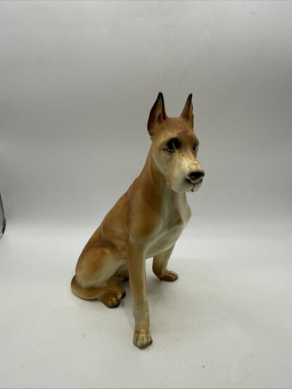 Vintage Arnart Creations Japan Great Dane Dog Porcelain Figurine S8370 6.75” *
